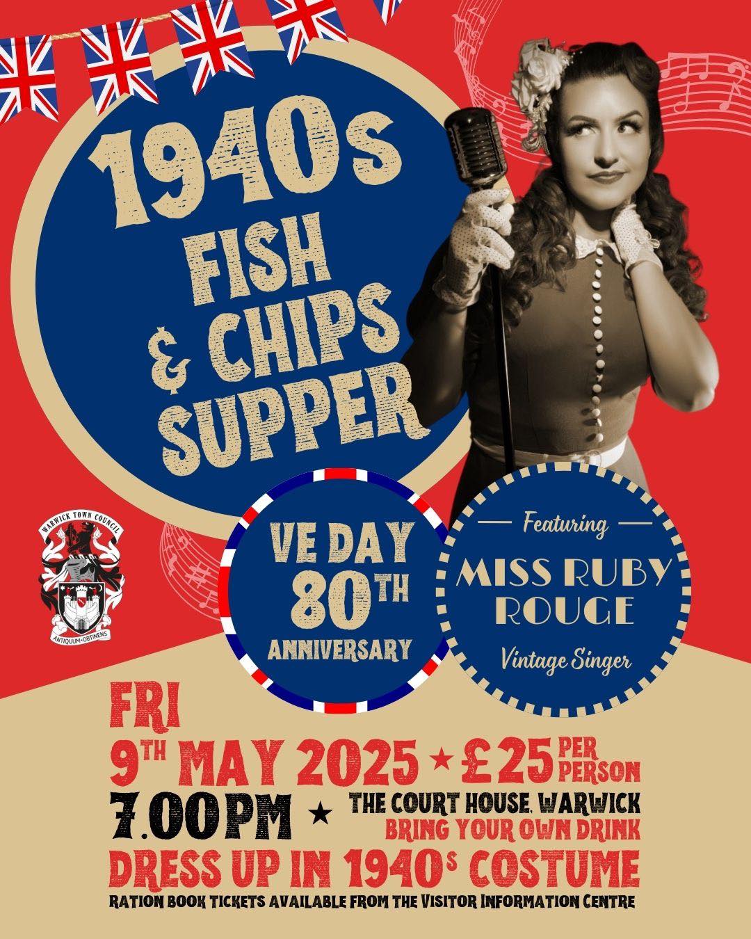 1940s Fish and Chip supper