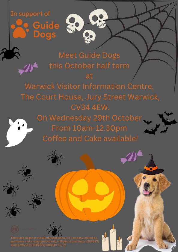 Guide dogs autumn coffee morning